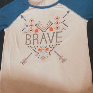 10/12 justice medeum sleeved shirt